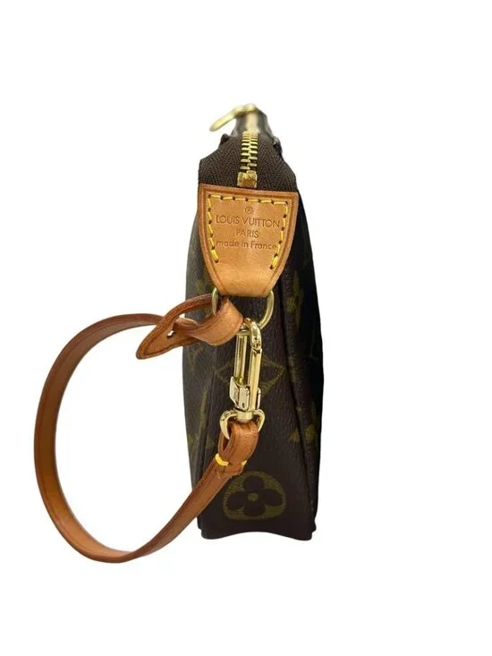 Louis Vuitton Pochette Handbag Brown Pouch - Picture 3 of 16